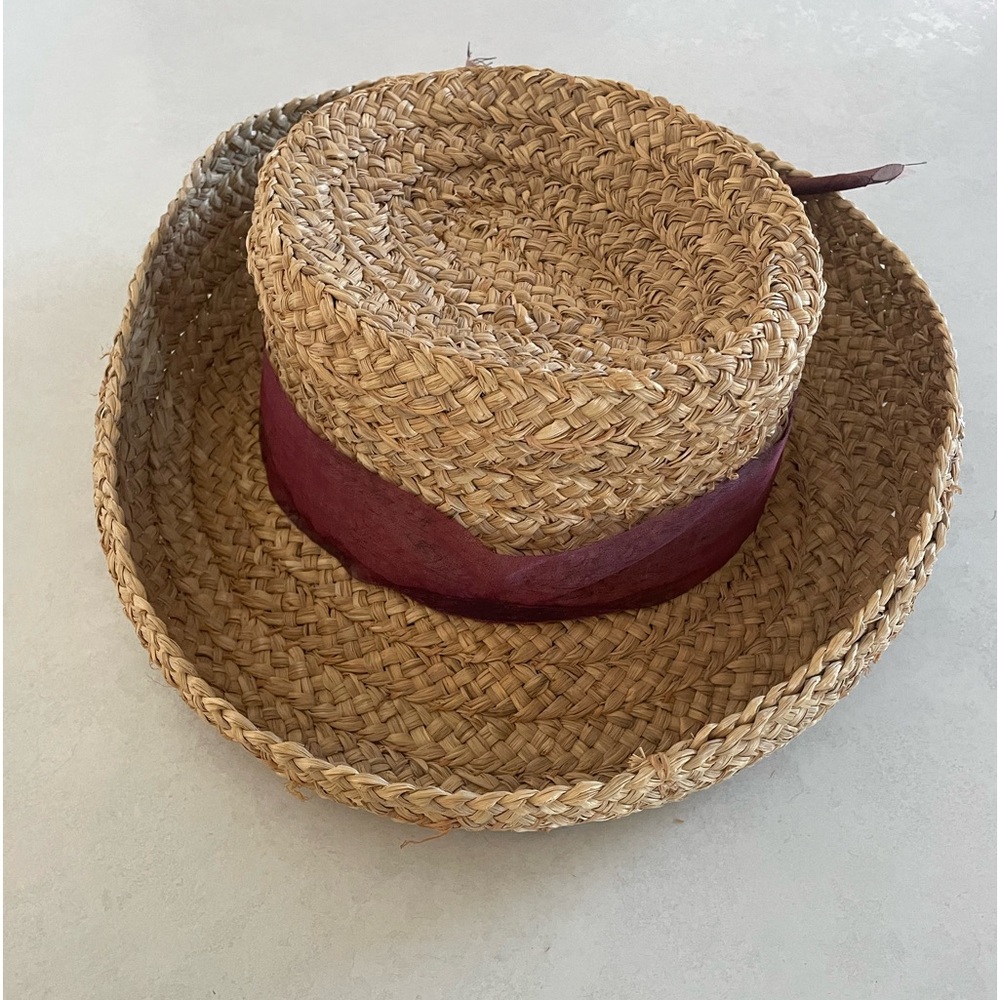 Wicker hat - Picture 2 of 4